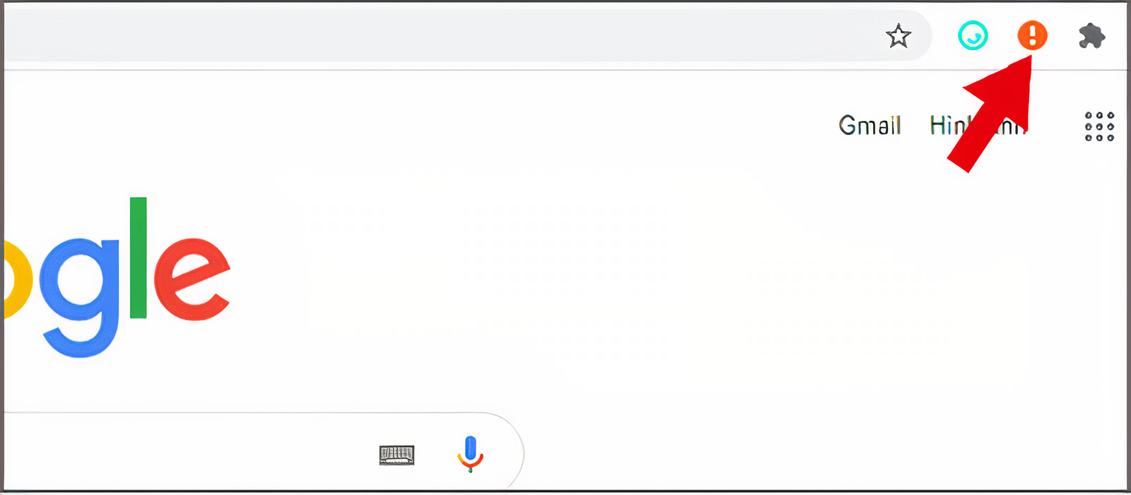 Nhấp chuột vào biểu tượng Panic ở góc ngoài cùng bên phải 